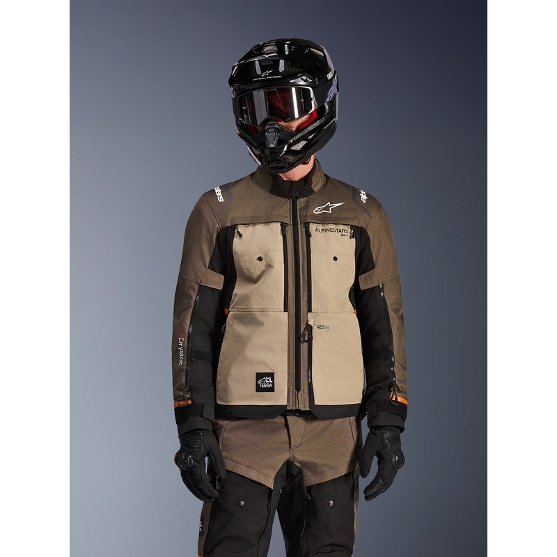 Alpinestars Cusco Drystar motoros kabát barna-fekete