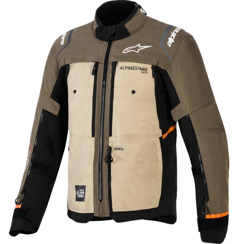 Alpinestars Cusco Drystar motoros kabát barna-fekete