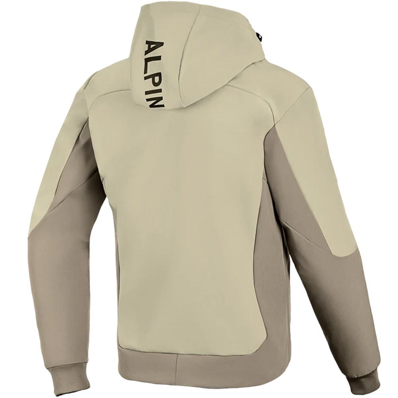 Alpinestars Radium Tech Hoodie motoros pulóver homok-barna