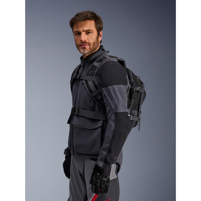 Alpinestars AT-15 motoros hátizsák fekete-szürke 15l