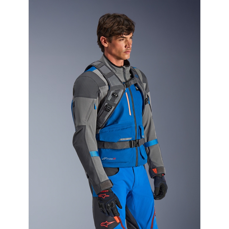 Alpinestars AT-15 motoros hátizsák sötétszürke-szürke-kék 15l