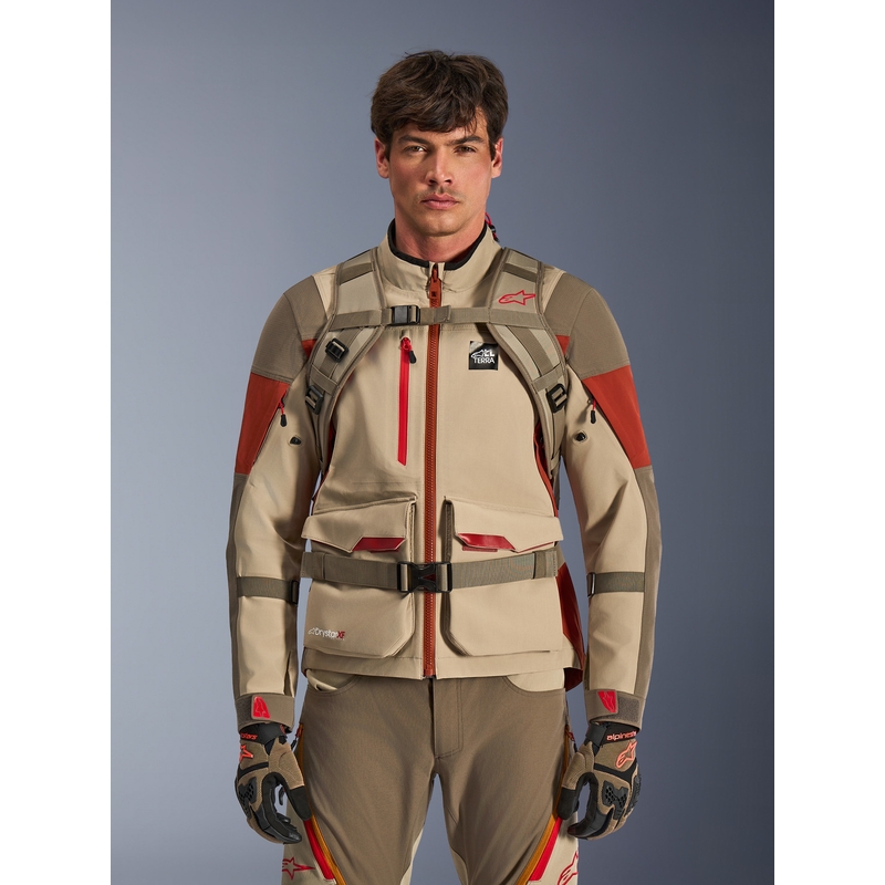 Alpinestars AT-15 motoros hátizsák homokszínű-narancssárga 15l