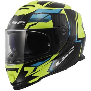 LS2 FF800 Storm II Tracker zárt bukósisak fekete-fluo sárga