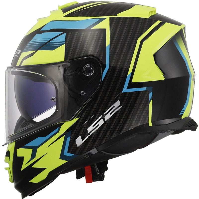 LS2 FF800 Storm II Tracker zárt bukósisak fekete-fluo sárga