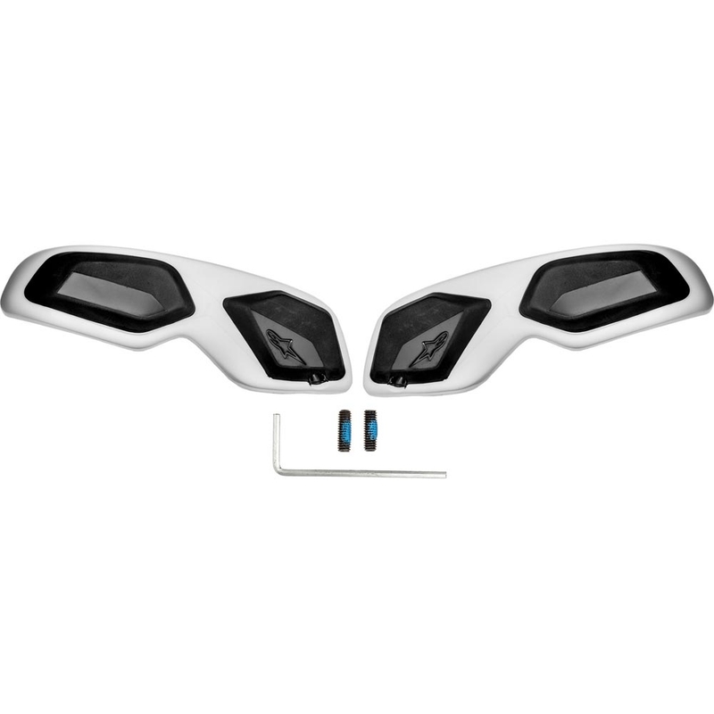 Alpinestars SMX-6 V2 csizmához lábujjhegy slider fekete-fehér 2 db
