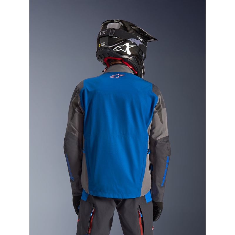 Alpinestars Maxdura Drystar XF motoros kabát kék-sötétszürke