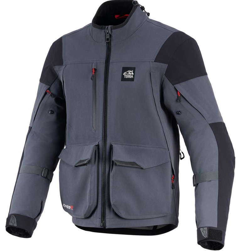 Alpinestars Maxdura Drystar XF motoros kabát sötétszürke-fekete