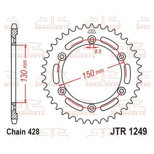 Csillagkerék JT JTR 1249-51 51 fogak,428