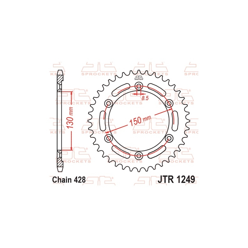 Csillagkerék JT 51 fogak,428