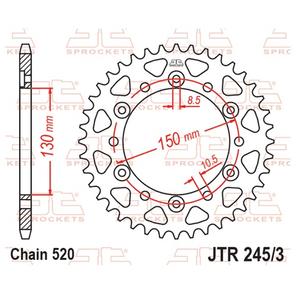 Csillagkerék JT JTR 245/3-42 42 fogak,520