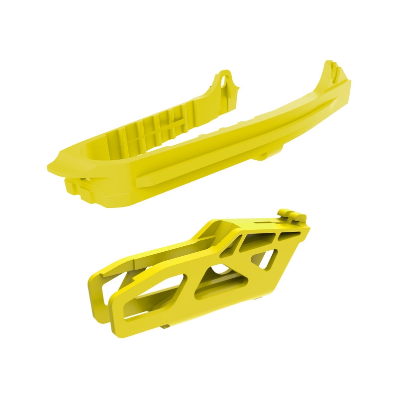 Kit chain guide & chain slider POLISPORT sárga