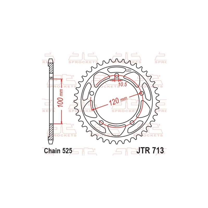 Csillagkerék JT 42 fogak,525