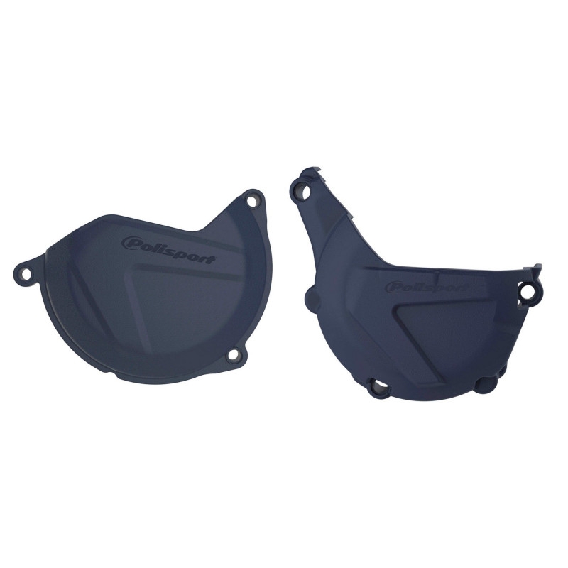 Clutch and ignition cover protector kit POLISPORT kék