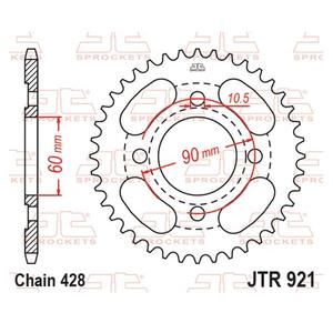 Csillagkerék JT JTR 921-41 41 fogak,428