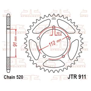 Csillagkerék JT JTR 911-46 46 fogak,520
