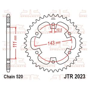 Csillagkerék JT JTR 2023-42 42 fogak,520