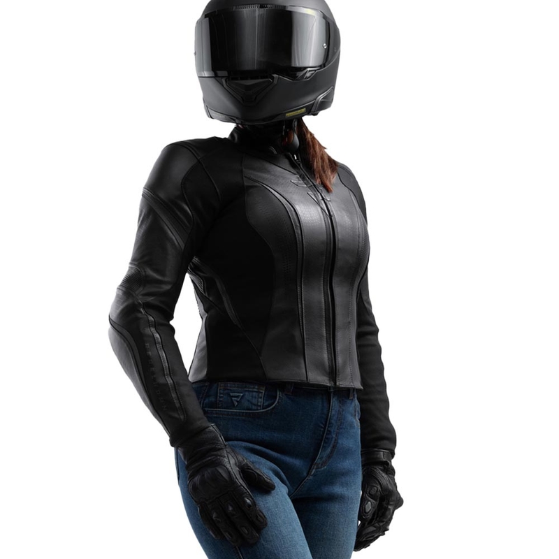 Rebelhorn Diva ST női motoros bőrkabát fekete