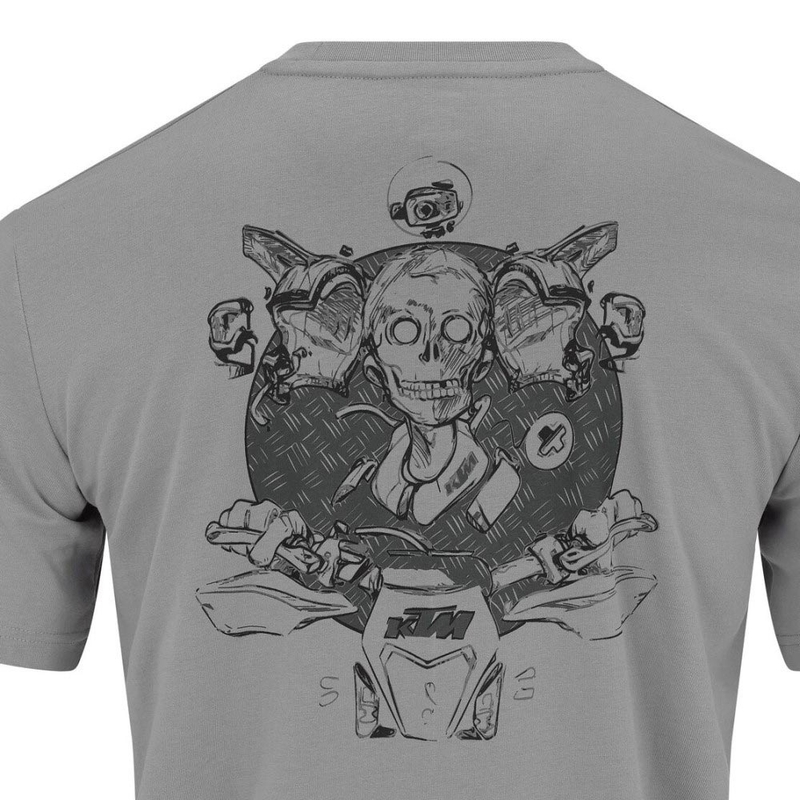 KTM Offroad póló szürke