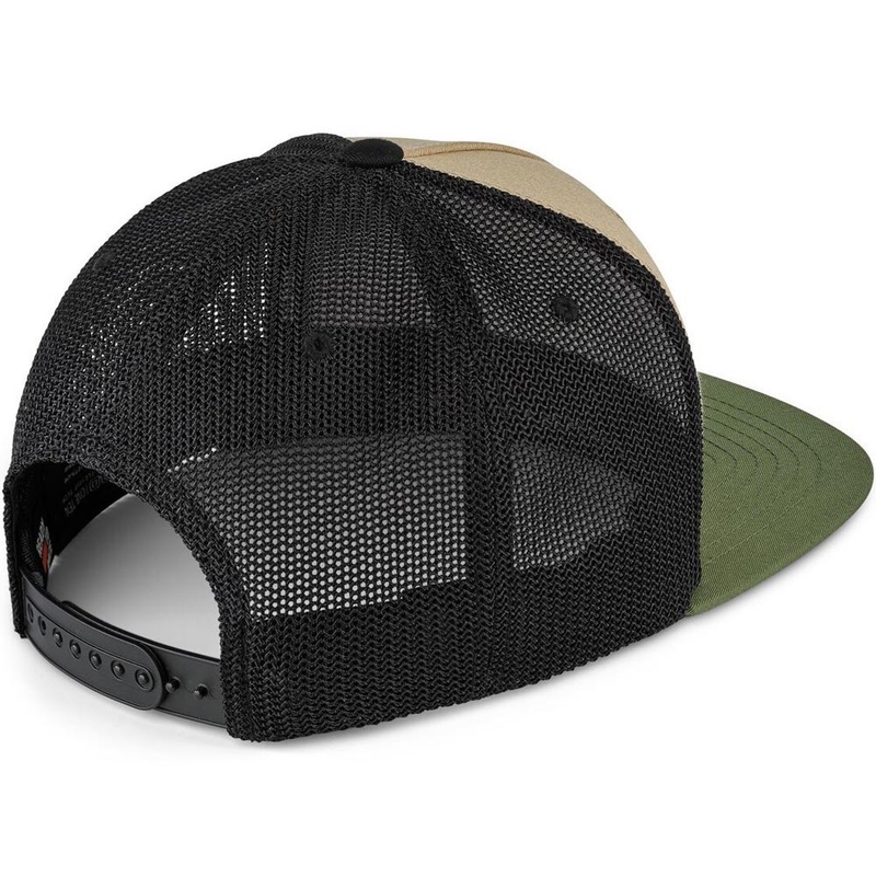 KTM Logo Trucker siltes sapka fekete-bézs-khaki