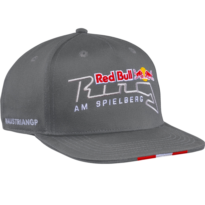 Red Bull Racing Austrian GP Flat Cap siltes sapka szürke