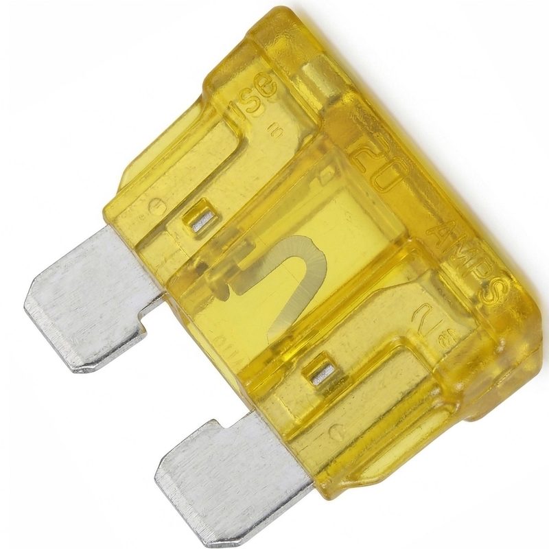 MINI lapos biztosíték alacsony 20 A 10 db