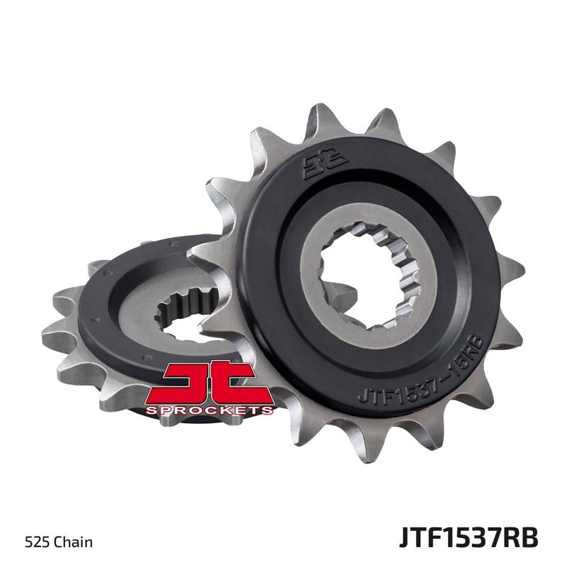 Első lánckerék JT 17 fogak,525 rubber cushioned
