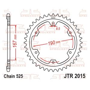 Csillagkerék JT JTR 2015-50 50 fogak,525