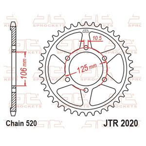 Csillagkerék JT JTR 2020-51 51 fogak,520