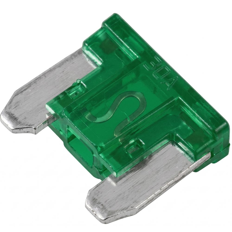 MINI lapos biztosíték alacsony 30 A 10 db