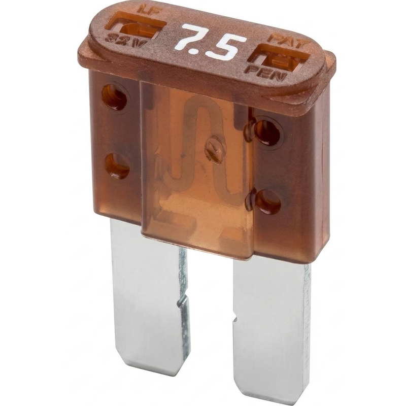 MIKRO II lapos biztosíték 7,5 A 10 db