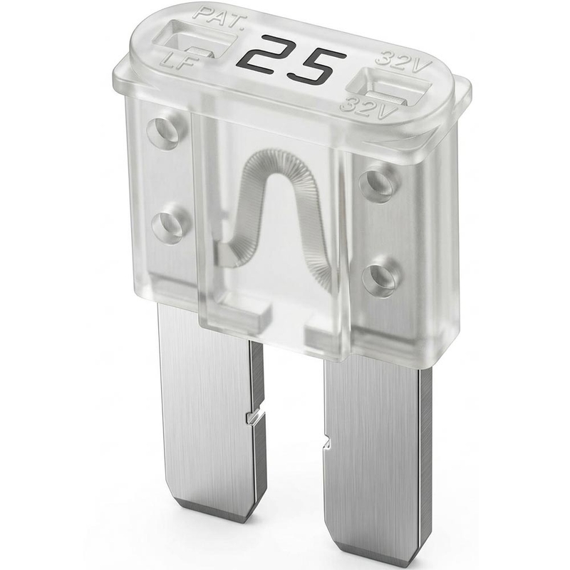 MIKRO II lapos biztosíték 25 A 10 db