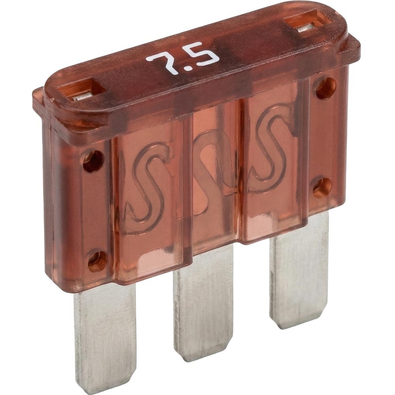 MIKRO III lapos biztosíték 7,5 A 10 db