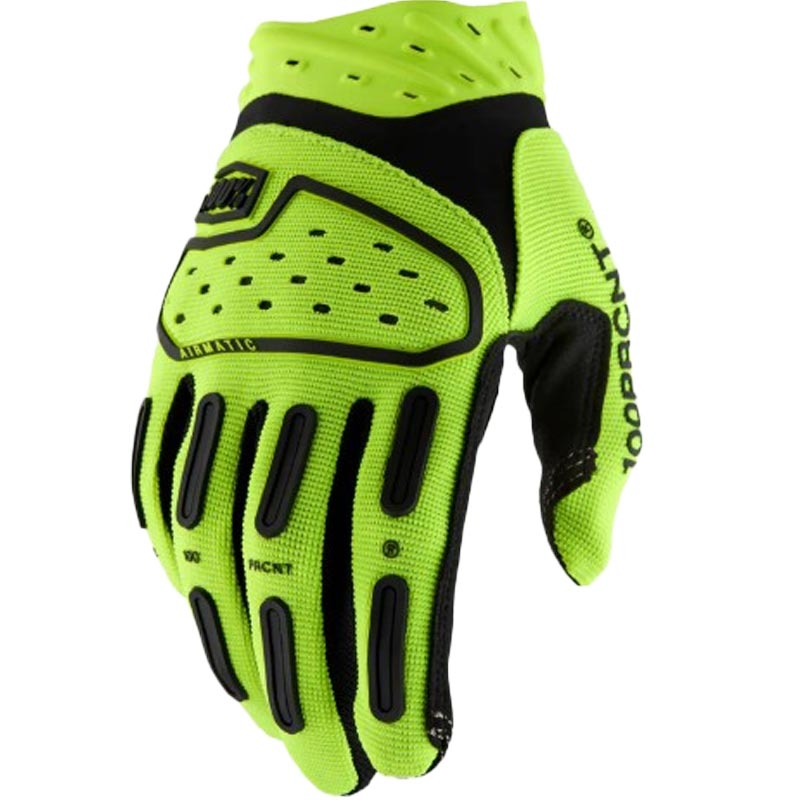 100% Airmatic 2 motokrossz kesztyű fluo sárga