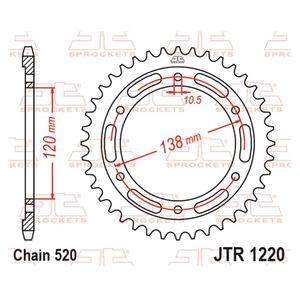Csillagkerék JT JTR 1220-36 36 fogak,520 kiárusítás