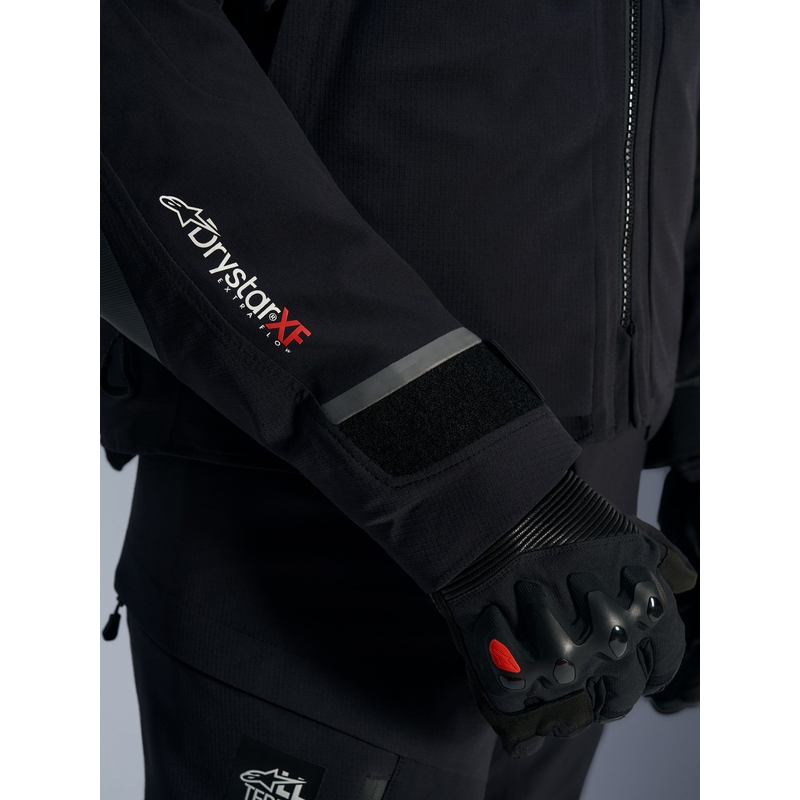 Alpinestars Andes PRO Drystar XF motoros kabát fekete-sötét szürke