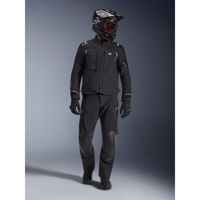 Alpinestars Andes PRO Drystar XF motoros kabát fekete-sötét szürke