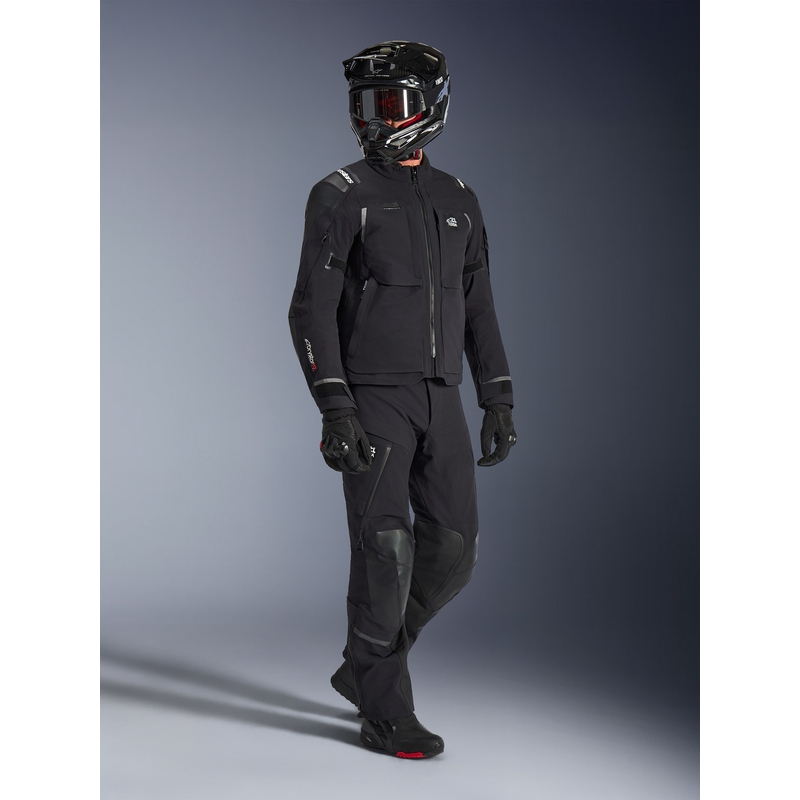 Alpinestars Andes PRO Drystar XF motoros kabát fekete-sötét szürke