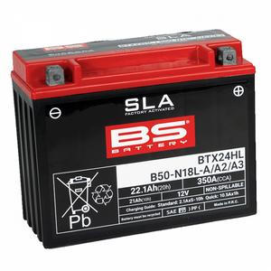 Gyárilag aktivált akkumulátor BS-BATTERY BTX24HL (FA) (YTX24HL (FA)) SLA