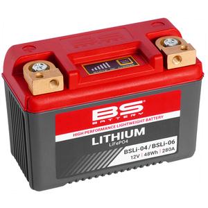 Lítium akkumulátorok
motorkerékpárra BS-BATTERY BSLI-04/06
