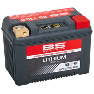 Lítium akkumulátorok
motorkerékpárra BS-BATTERY BSLI-08