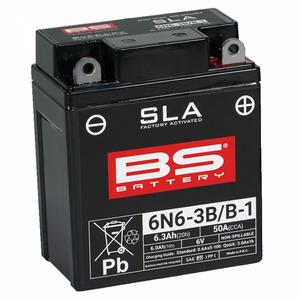 Gyárilag aktivált akkumulátor BS-BATTERY 6N6-3B/B-1 (FA)