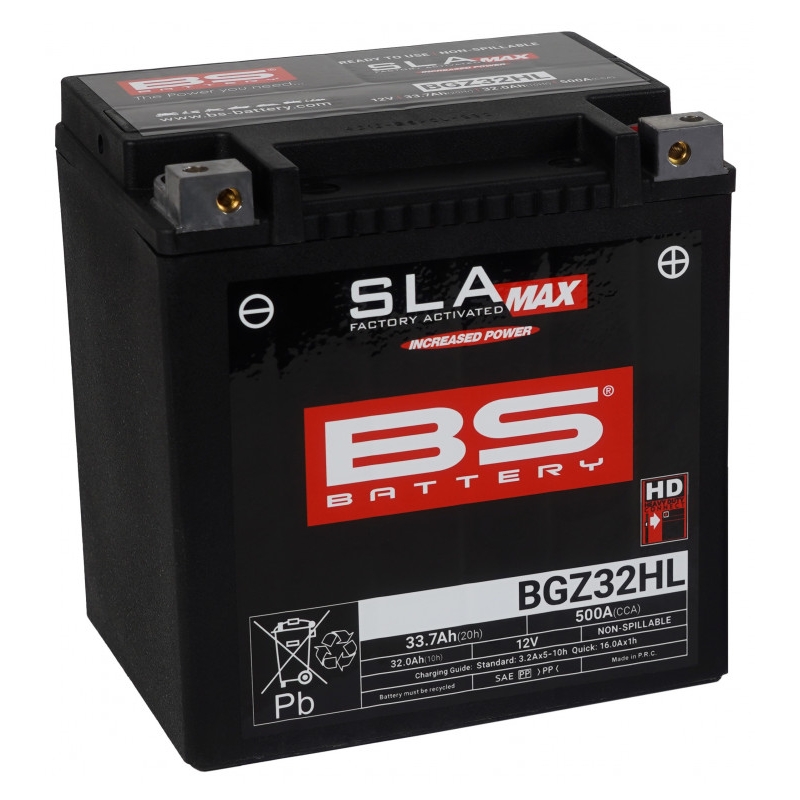 Gyárilag aktivált akkumulátor BS-BATTERY SLA MAX