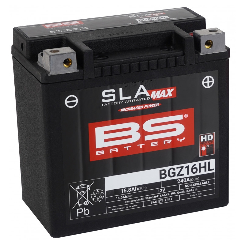 Gyárilag aktivált akkumulátor BS-BATTERY SLA MAX