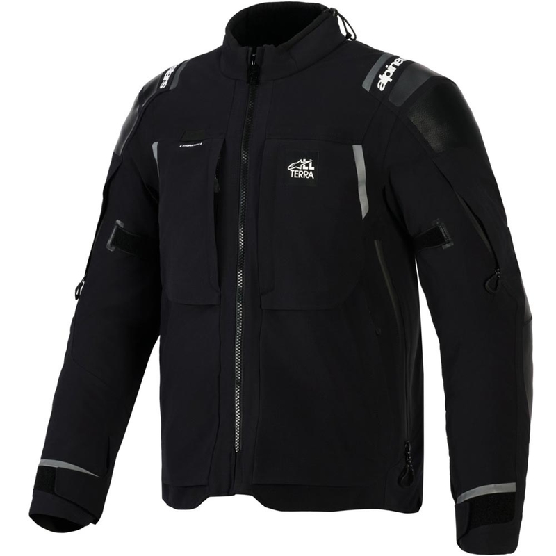 Alpinestars Andes PRO Drystar XF motoros kabát fekete-sötét szürke