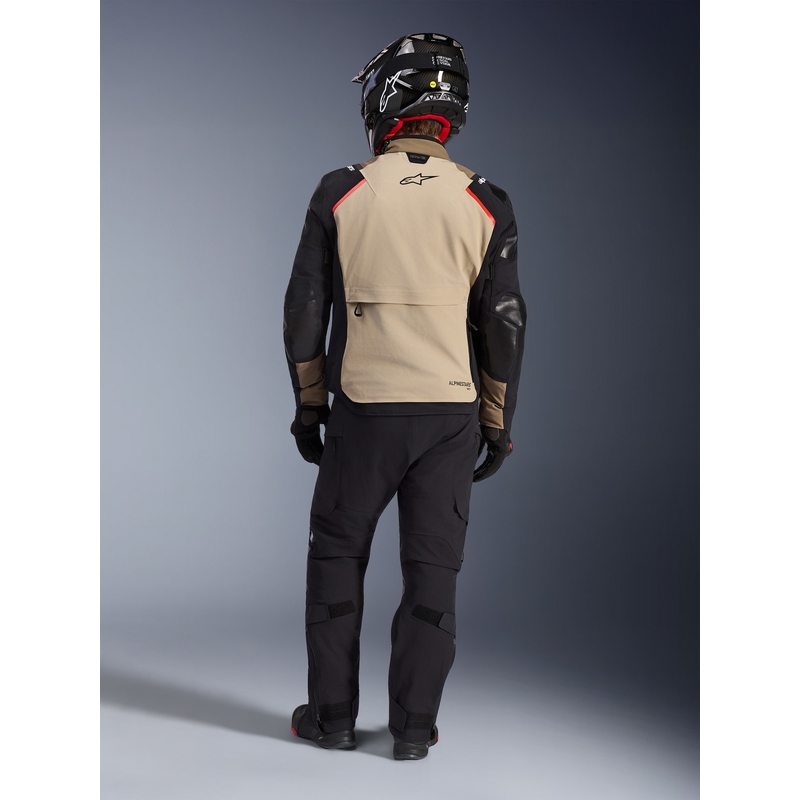 Alpinestars Andes PRO Drystar XF motoros kabát barna-fekete-narancssárga