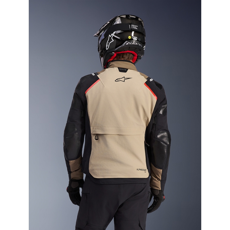 Alpinestars Andes PRO Drystar XF motoros kabát barna-fekete-narancssárga