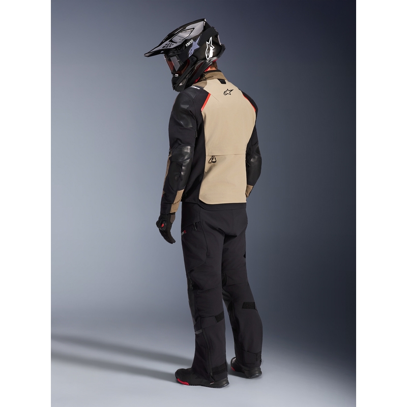 Alpinestars Andes PRO Drystar XF motoros kabát barna-fekete-narancssárga