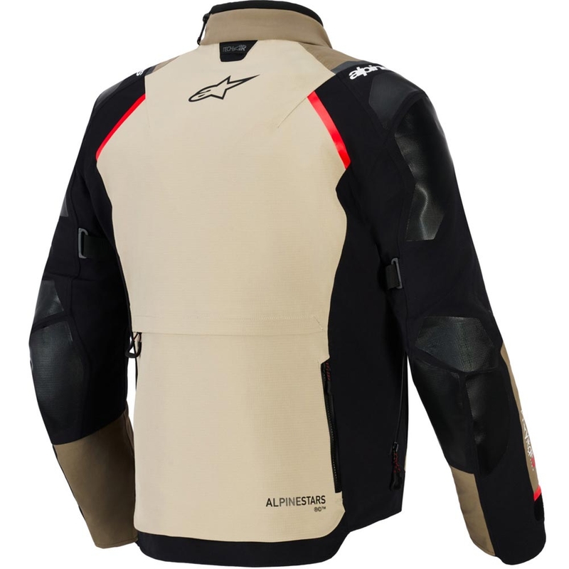 Alpinestars Andes PRO Drystar XF motoros kabát barna-fekete-narancssárga