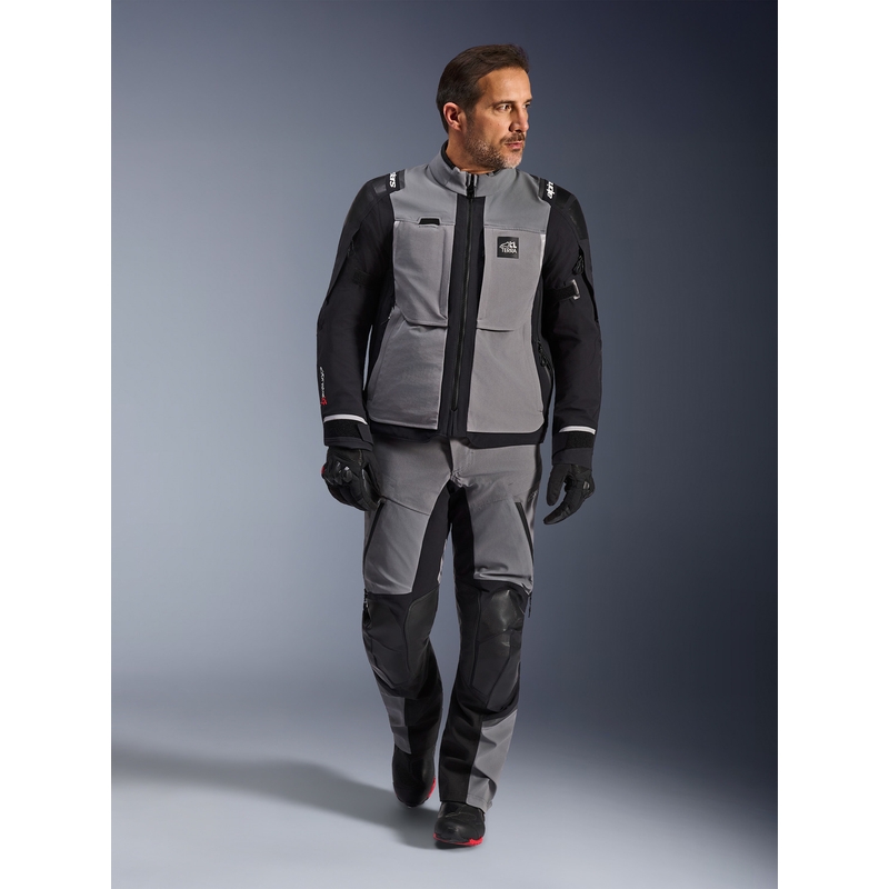 Alpinestars Andes PRO Drystar XF motoros kabát sötét szürke-fekete