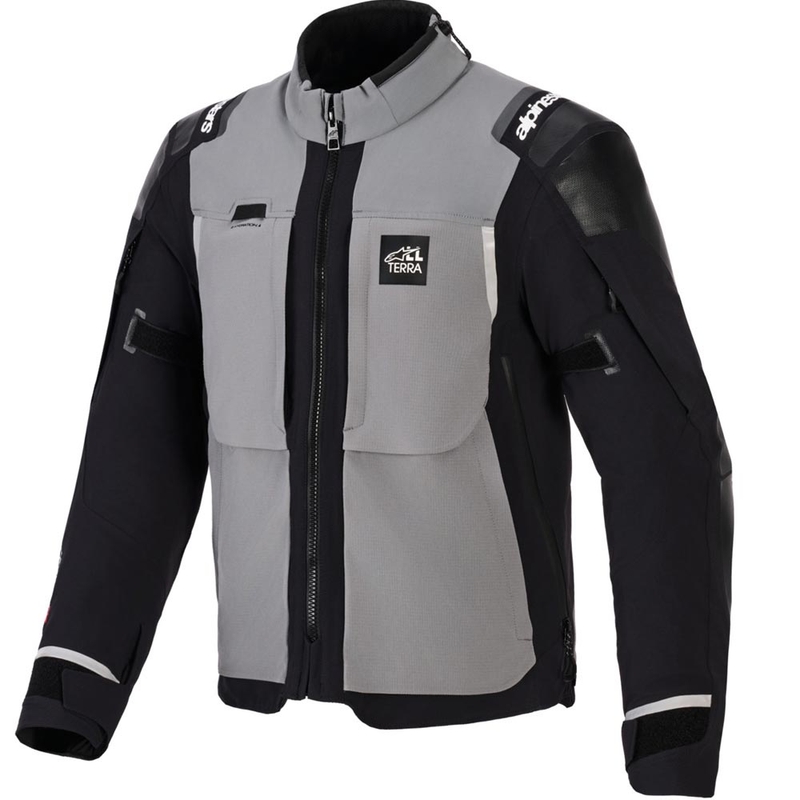 Alpinestars Andes PRO Drystar XF motoros kabát sötét szürke-fekete
